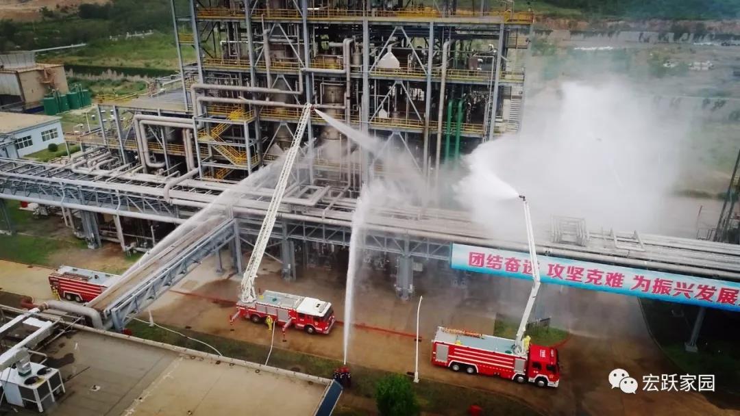 葫蘆島市在連石化工舉辦“2019年葫蘆島市危險(xiǎn)化學(xué)品事故應(yīng)急救援演練”